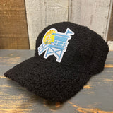 Hermosa Beach LIFEGUARD STAND :: NORTH OF PIER Sherpa Cap - Black