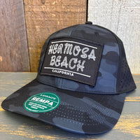 Hermosa Beach ROPER Mid-Pro Adjustable Cap - Black Camo