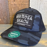 Hermosa Beach ROPER Mid-Pro Adjustable Cap - Black Camo