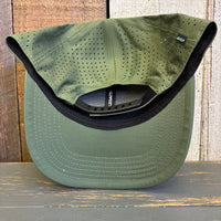 Hermosa Beach THE NEW STYLE Mid-Pro Adjustable Cap - Green Army Camo Dots