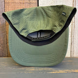 Hermosa Beach THE NEW STYLE Mid-Pro Adjustable Cap - Green Army Camo Dots