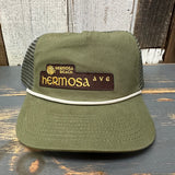 Hermosa Beach HERMOSA AVE Brushed Rope Trucker Hat - Cactus Green