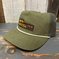 Hermosa Beach HERMOSA AVE Brushed Rope Trucker Hat - Cactus Green