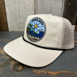 Hermosa Beach SHOREFRONT Brushed Rope Trucker Hat - Eggshell