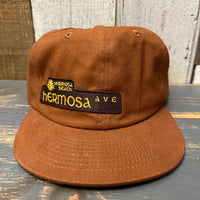 Hermosa Beach HERMOSA AVE Brushed Cotton Field Trip Strapback Hat - Rust