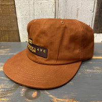 Hermosa Beach HERMOSA AVE Brushed Cotton Field Trip Strapback Hat - Rust