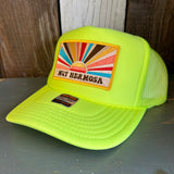 Hermosa Beach MUY HERMOSA Trucker Hat - Neon Yellow