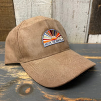 Hermosa Beach MUY HERMOSA :: COASTAL EDITION Mid Profile Faux Suede Cap - Khaki