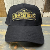 Hermosa Beach ARE YOU ESTABLISHED? Premium 6-Panel Low Profile Snapback Hat - Black