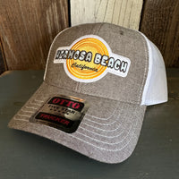 Hermosa Beach HEAT HEAT 6 Panel Low Profile Mesh Back Trucker Hat - Charcoal Grey/White