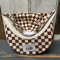 Hermosa Beach MUY HERMOSA Checkerboard Field Trip™ Hat - Rust/White