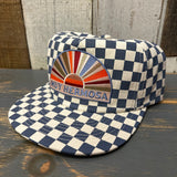 Hermosa Beach MUY HERMOSA Checkerboard Field Trip™ Hat - Slate/White