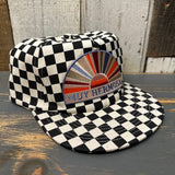 Hermosa Beach MUY HERMOSA Checkerboard Field Trip™ Hat - Black/White