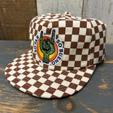 SO FAR :: SO BUENO Checkerboard Field Trip™ Hat - Rust/White