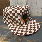 SO FAR :: SO BUENO Checkerboard Field Trip™ Hat - Rust/White