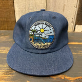 Hermosa Beach SHOREFORNT Field Trip Strapback Hat - Denim