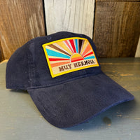 Hermosa Beach MUY HERMOSA 6 Panel Low Profile Corduroy Baseball Cap - Navy