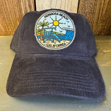 Hermosa Beach SHOREFRONT 6 Panel Low Profile Corduroy Baseball Cap - Navy