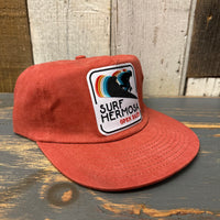 Hermosa Beach SURF HERMOSA :: OPEN DAILY Washed Cotton Field Trip Hat - Terracotta