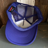 Hermosa Beach SHOREFRONT High Crown Trucker Hat - Purple