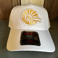 Hermosa Beach CLASSIC LOGO - 6 Panel Low Profile Baseball Cap - White