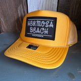 Hermosa Beach ROPER High Crown Trucker Hat - Gold