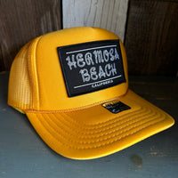 Hermosa Beach ROPER High Crown Trucker Hat - Gold