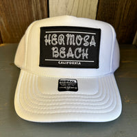 Hermosa Beach ROPER High Crown Trucker Hat - White