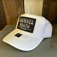 Hermosa Beach ROPER High Crown Trucker Hat - White