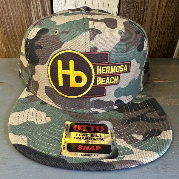 Hermosa Beach THE NEW STYLE 6-Panel Mid Profile Snapback Hat - Camo