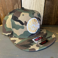 Hermosa Beach CLASSIC LOGO 6-Panel Mid Profile Snapback Hat - Camo