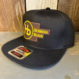Hermosa Beach THE NEW STYLE 6-Panel Mid Profile Snapback Hat - Black