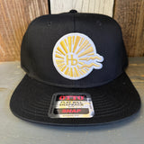 Hermosa Beach CLASSIC LOGO 6-Panel Mid Profile Snapback Hat - Black