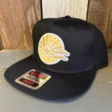 Hermosa Beach CLASSIC LOGO 6-Panel Mid Profile Snapback Hat - Black
