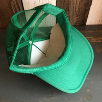 Hermosa Beach 72 & SUNNY High Crown Trucker Hat - Kelly Green