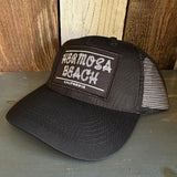 Hermosa Beach ROPER - 5 Panel Mid Profile Trucker Hat - Black