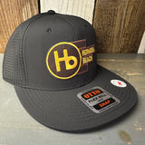 Hermosa Beach THE NEW STYLE - "OTTO SNAP" 6 Panel Snapback Hat Cap - Black