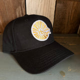 Hermosa Beach CLASSIC LOGO Premium 6-Panel Low Profile Snapback Hat - Black