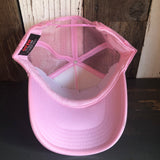 Hermosa Beach PIER AVE High Crown Trucker Hat - Pink