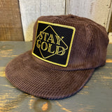 STAY GOLD Corduroy Field Trip Hat - JAVA BROWN