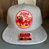 JOSHUA TREE NATIONAL PARK Premium 5-Panel Mid Profile Snapback Hat - Grey