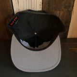 Hermosa Beach OBLIGATORY SUNSET 6-Panel Mid Profile Snapback Hat - Heather Black