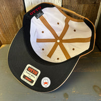 SO FAR :: SO BUENO Premium 5-Panel Mid Profile Snapback Hat - Brown/Cork/Brown