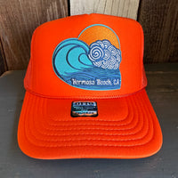 Hermosa Beach TUBULAR Trucker Hat - Neon Orange