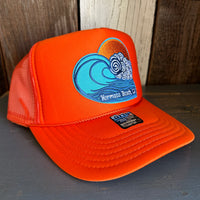 Hermosa Beach TUBULAR Trucker Hat - Neon Orange