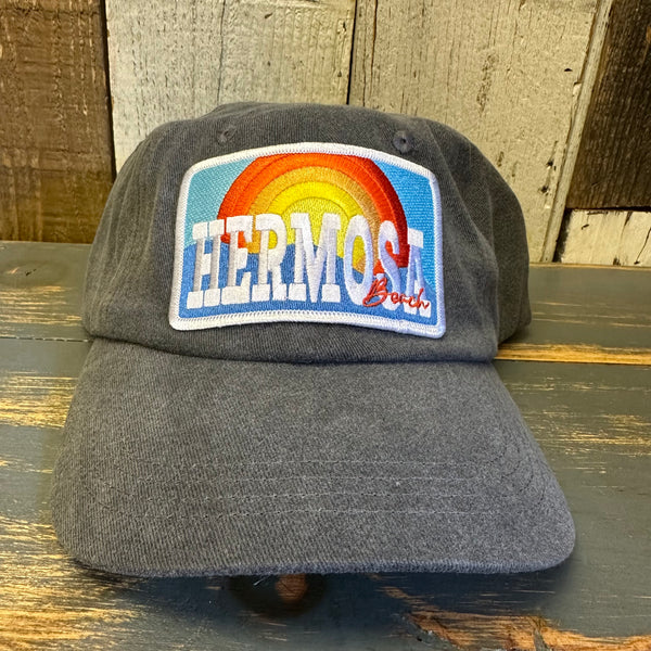 Hermosa Beach 72 & SUNNY Washed Dad Hat - Vintage Black