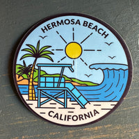 Hermosa Beach Stickers / Wicked House Stickers - SMALL & LARGE STICKERS