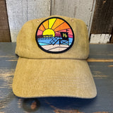 Hermosa Beach OBLIGATORY SUNSET Washed Dad Hat - Sun Yellow