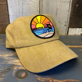 Hermosa Beach OBLIGATORY SUNSET Washed Dad Hat - Sun Yellow