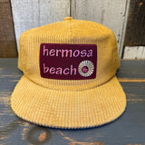 Hermosa Beach WELCOME SIGN Corduroy Field Trip Hat - SUN YELLOW